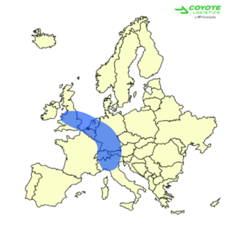 Coyote - Insights -Blue Banana - Map 1 -Coyote Logistics