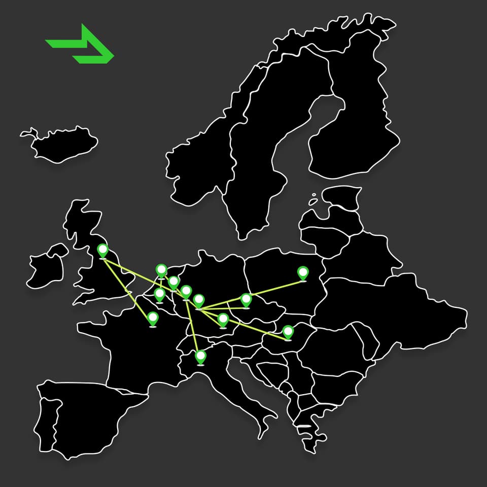 Coyote - Europees netwerk - Coyote Logistics